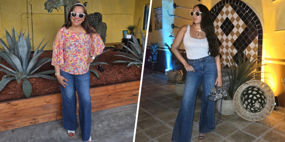 Mom and daughter wearing Judy Blue Tummy Control Jeans 