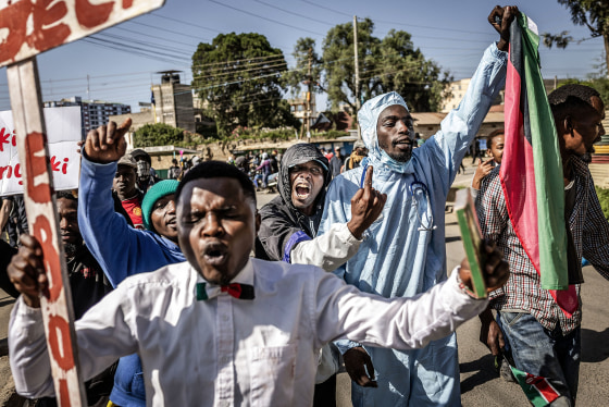 TOPSHOT-KENYA-DRCONGO-UGANDA-HEALTH-VIRUS-EBOLA-DEMO