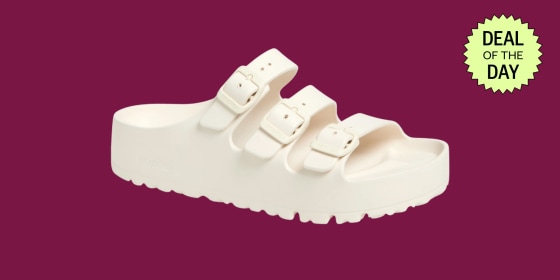 These Birksenstocks are waterproof and have adjustable straps for a customied fit.