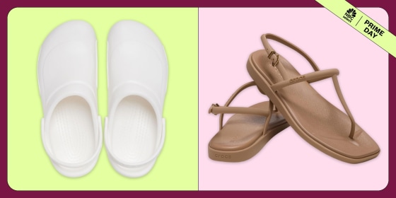 These Crocs styles are comfy, supportive and waterproof — and sales include both adults’ and kids’ sizes.