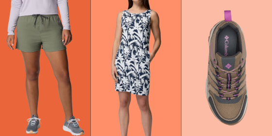 Find deals on hiking sneakers, sweat-wicking dresses and more during Columbia's summer sale.