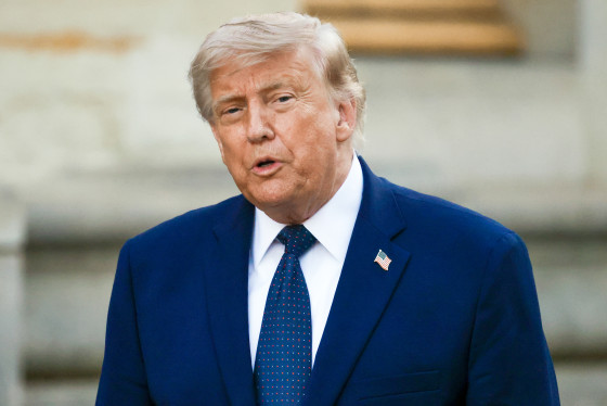 President Trump Dines With Macron At Versailles Following G7 Summit