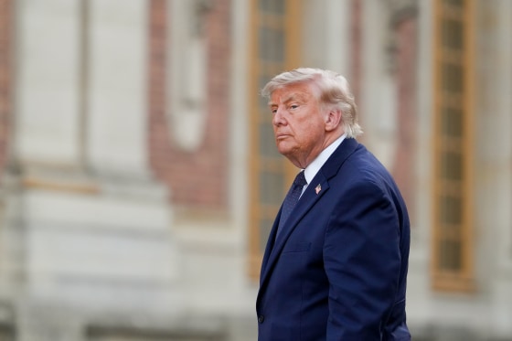 French President Macron Hosts US President Trump At Versailles Palace Dinner