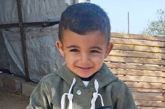 Three year old Rayan Abu al-Ajeen killed by Israeli forces.