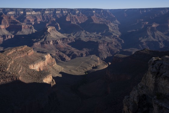 The Grand Canyon National Park is seen Oct. 8, 2025, in Grand Canyon, Ariz.