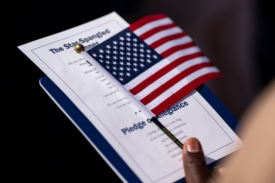 Naturalization Ceremony Held At Mount Vernon Estate