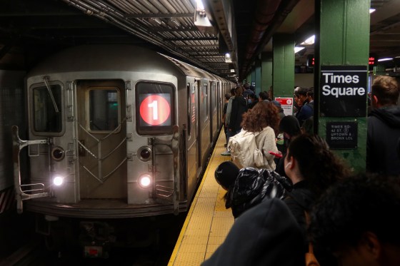 Times Square Subway Station in New York.