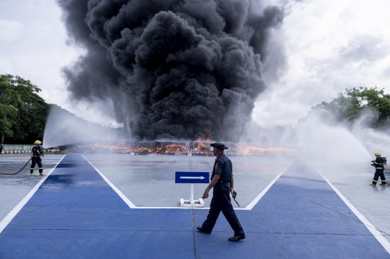 Myanmar authorities burn $600 million worth of illegal drugs
