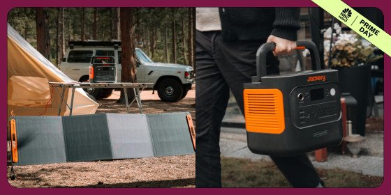 Some power stations come with Jackery’s solar panel to keep you plugged in.
