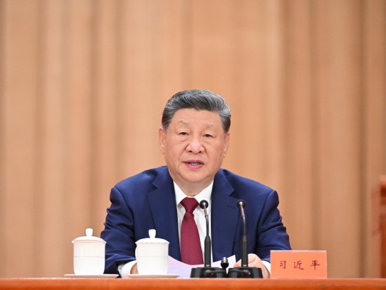 Chinese President Xi Jinping, also general secretary of the Communist Party of China, in Beijing on July 1.