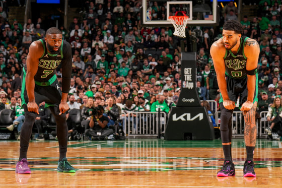 Jaylen Brown and Jayson Tatum.
