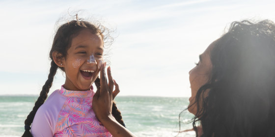 Experts recommend opting for mineral sunscreens for kids, as chemical formulas can irritate skin.