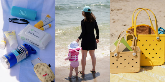 Taking small children to the beach can be more stressful than fun, but the right beach products can help ease the process.