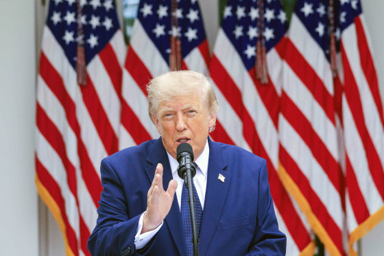 President Trump Hosts Rose Garden Lunch
