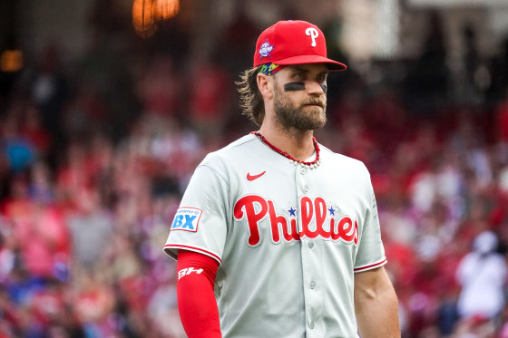Bryce Harper #3 of the Philadelphia Phillies