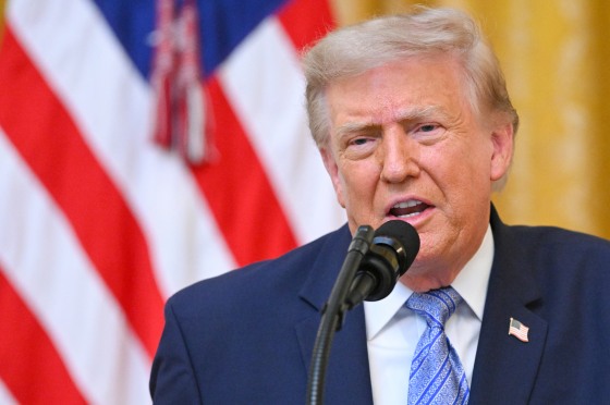 President Donald Trump delivers a prime-time address to the nation in the East Room of the White House on Thursday, July 16, 2026.