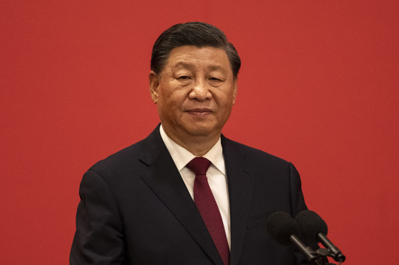 China's Standing Committee Members Of The 20th CPC Central Committee Meet With Press
