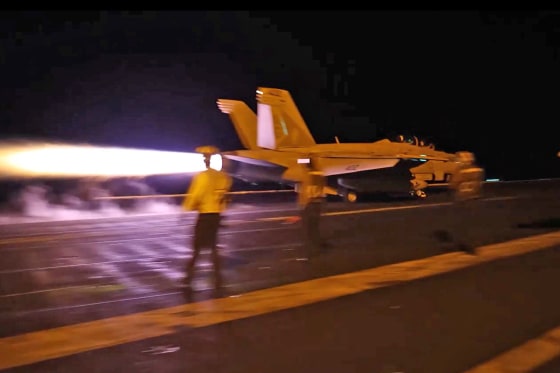 U.S. forces launching strikes targeting Iranian military capabilities in footage released on July 18, 2026.