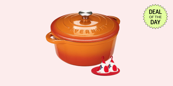 The Overmont Dutch oven is available in three sizes and multiple colors.