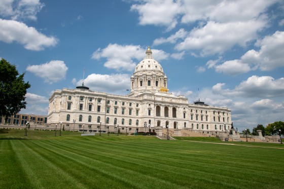 St. Paul, Minnesota. State capitol building