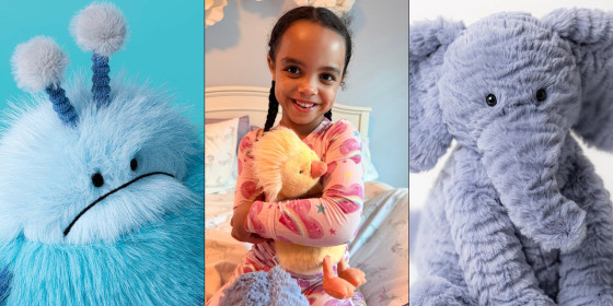 The brand is best known for their unique characters and cloud-like softness.
