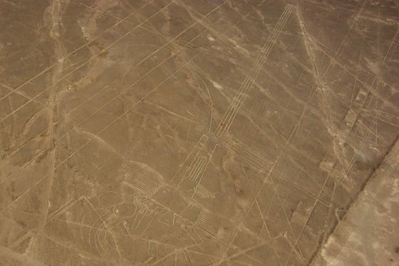 Lines and geoglyphs of Nasca and Palpa in Peru. Officials said 13 people died Saturday after a plane crashed as it flew over the lines.