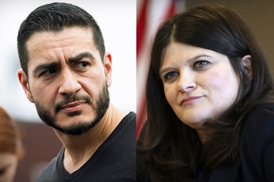 Democratic candidates for MIchigan's open Senate seat, Abdul El-Sayed and Rep. Haley Stevens.