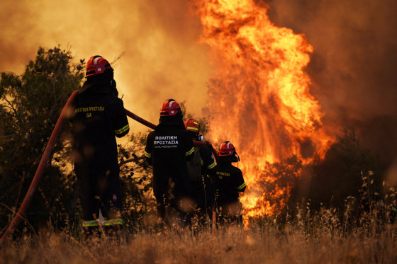 GREECE-ENVIRONMENT-WILDFIRE-WESTERN ATTICA