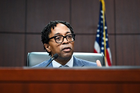 U.S. Rep. Wesley Bell speaks during a Democrat-led US House Oversight field hearing on the Epstein investigation in West Palm Beach, Florida, on May 12, 2026.