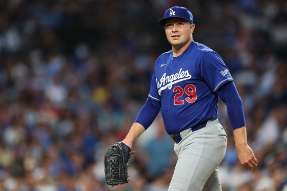 Tarik Skubal #29 of the Los Angeles Dodgers.
