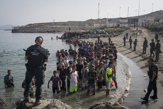 Spain Deploys Troops In Response To Border Breach In Ceuta