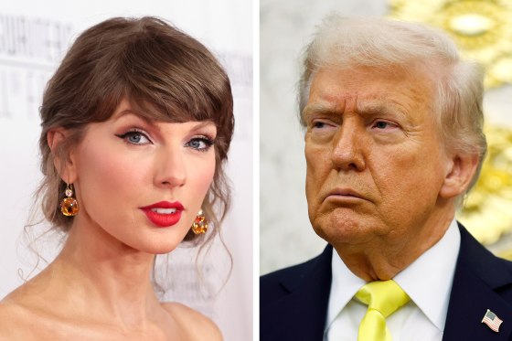 Taylor Swift and President Donald Trump.