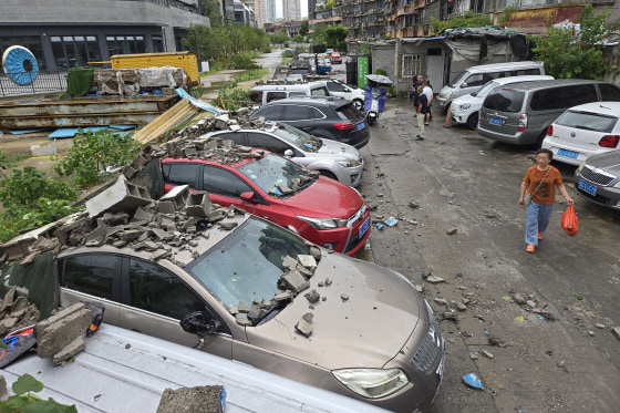 China Typhoon Dolphin aftermath