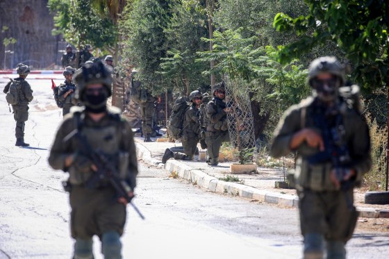 Israeli soldiers.