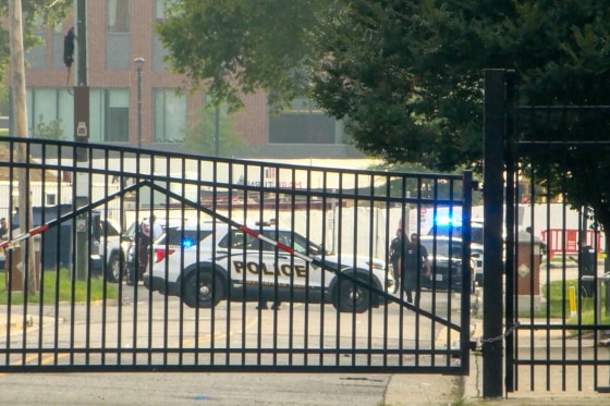 There will be a heavier police presence at Virginia State University after five people were shot on campus overnight.