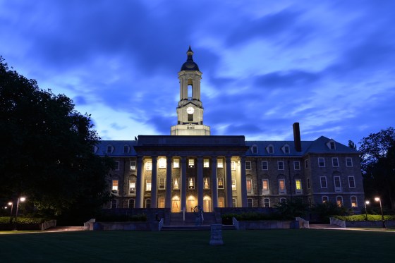 Old Main building in the campus of Penn State