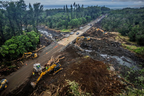 Hurricane Lala 2026: Hawaii Aftermath, Pahala, USA - 17 Aug 2026