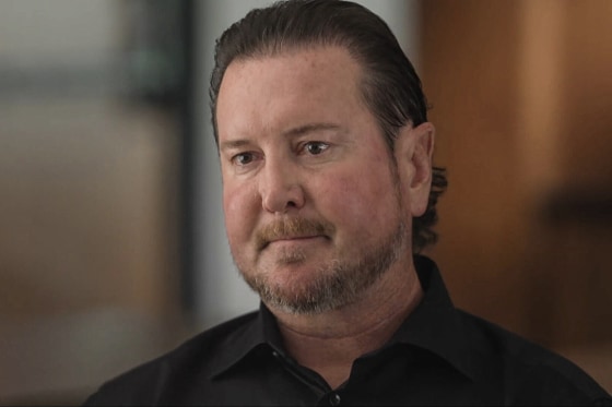 A film still of Kurt Busch