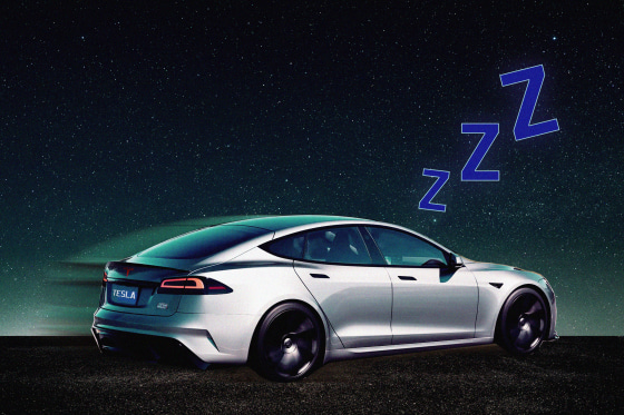 In at least 43 videos online, people have been recorded appearing to sleep while their Teslas drive.
