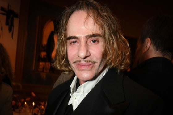 John Galliano attends on March 18, 2026 in London.