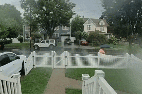 gif of man being struck by lightning