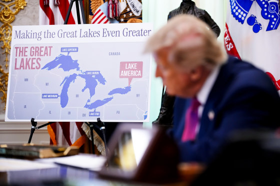 President Trump Signs Executive Order To Rename Lake Ontario as "Lake America"