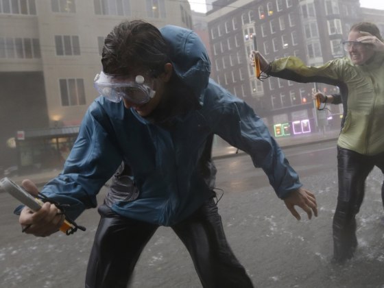 Hurricane Isaac makes second landfall, floods coastal communities, but levees still hold.