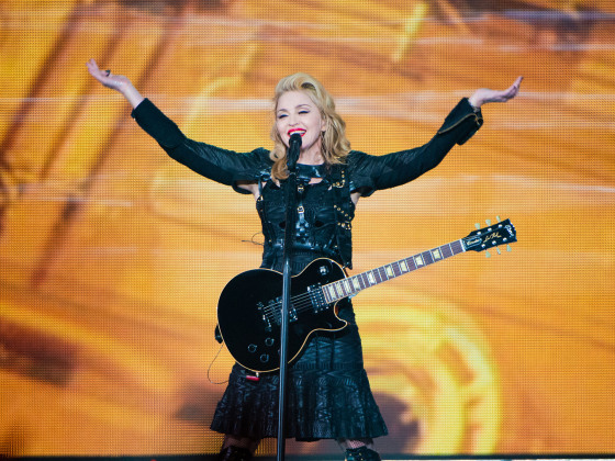 Madonna showed up two and a half hours late for her Philadelphia concert, only the latest headline-making goof for the Material Girl.