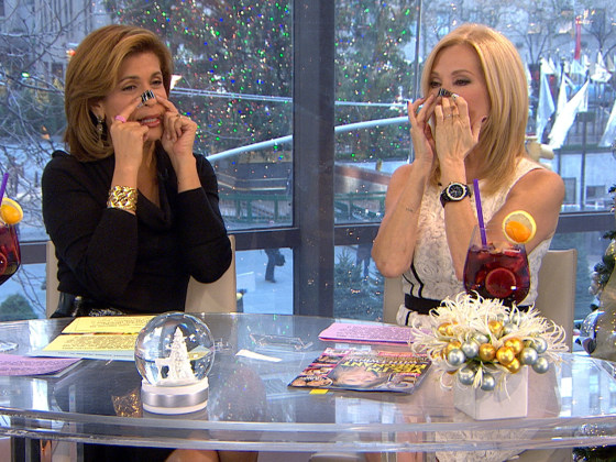 Are Kathie Lee and Hoda lying to each other? Feel their noses