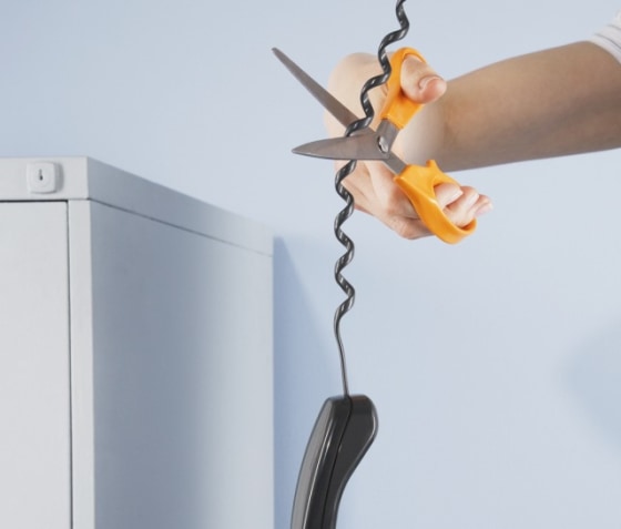 Telephone cord cutter