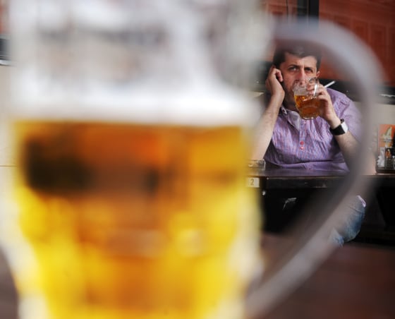 Russians, like this Muscovite enjoying some suds at an outdoor pub, will no longer have unfettered access to beer, under a new law that takes effect Jan. 1.