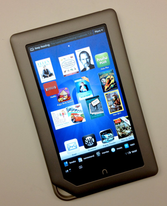 Nook outlet tablet