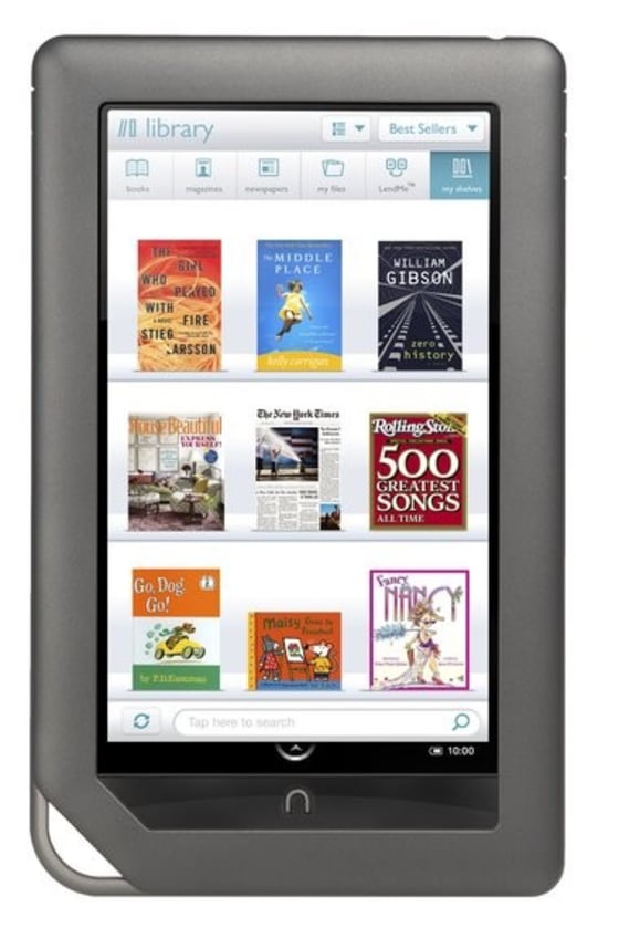The Nook Color, from Barnes & Noble.