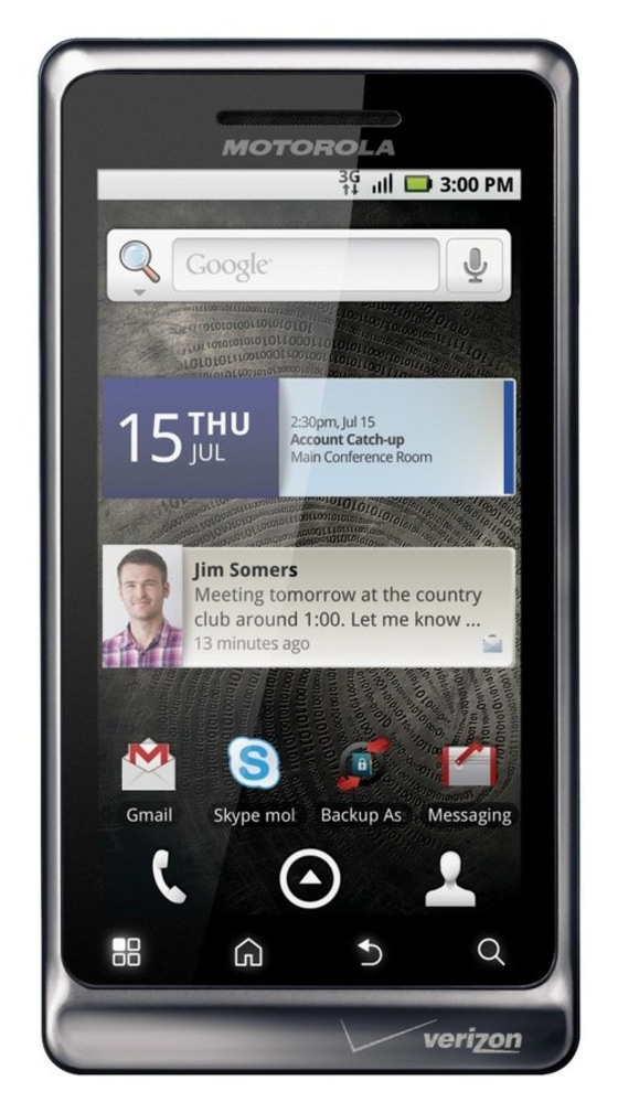 Motorola's Droid 2 is among the company's more recent Android smart phones.